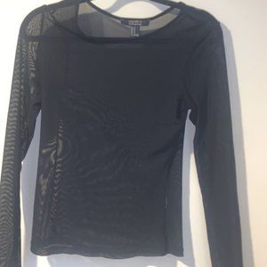 black mesh top from forever 21